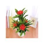 Artificial Potted Plant Bonsai with Lotus Flower