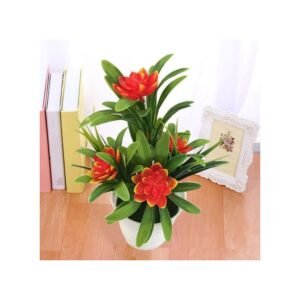 Artificial Potted Plant Bonsai with Lotus Flower