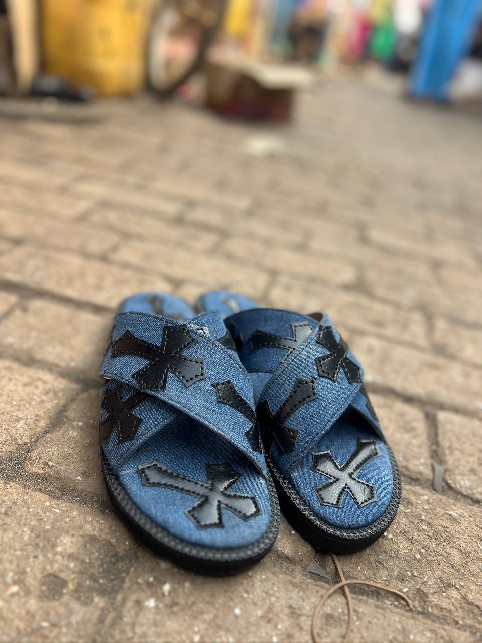 Kite Leatherworks Chrome/Jeans Edition Slippers