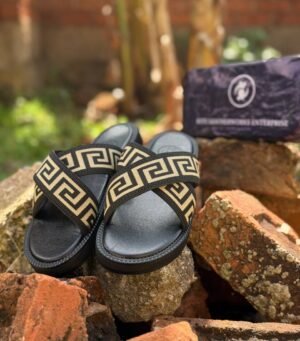 Kite Leatherworks Versace Greca Edition Slippers