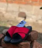 Kite Leatherworks Special Suede Cross Slippers