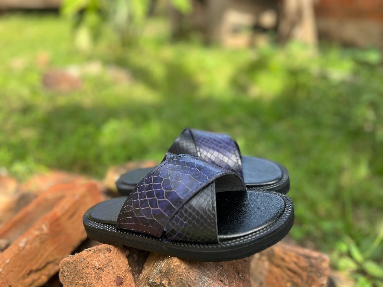 Kite Leatherworks Celine Python Edition Slippers